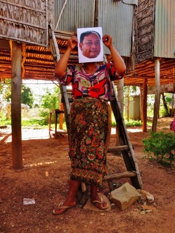 A preview member of the Borei Keila community (that faced forced